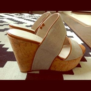 New Nine West wedge slip on