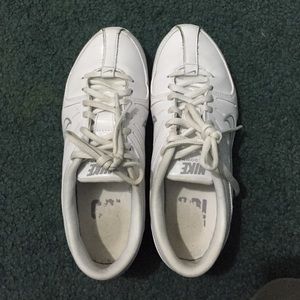 White cheerleading shoes