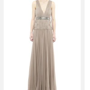 AMAZING DEAL! Nicole Miller Woven Silk Gown