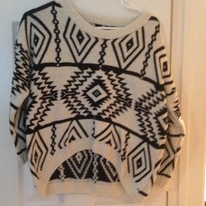Tribal print sweater