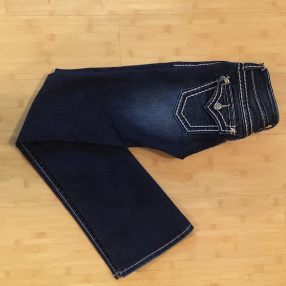 Size 25 boot cut Miss Me jeans