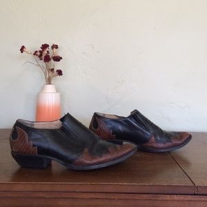 Vintage low top western boot