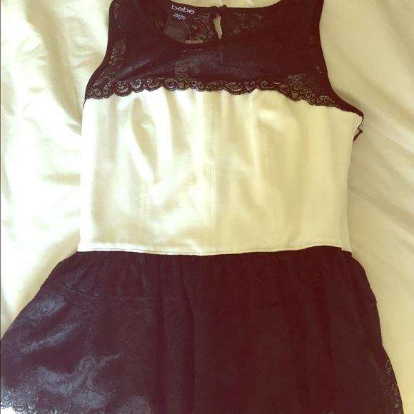 Bebe petticoat blouse. Brand new, never been worn