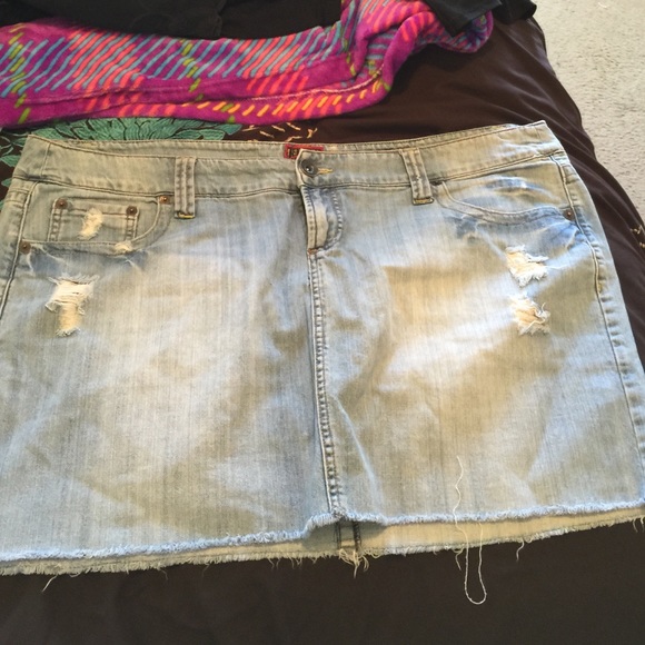 torrid jean skirt