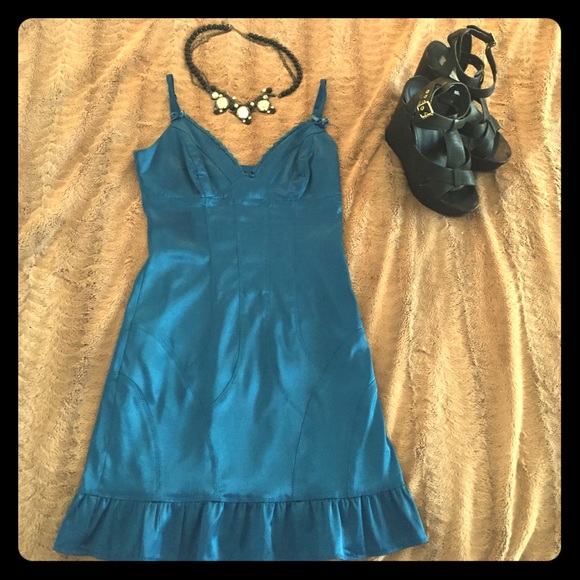 Guess authentic brand royal blue dress.
