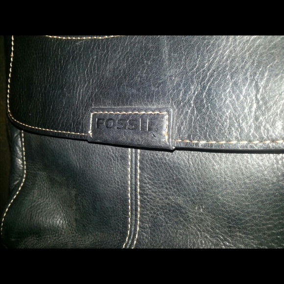 Fossil Bags Authentic Fossil Pursehandbag Black Leather Poshmark