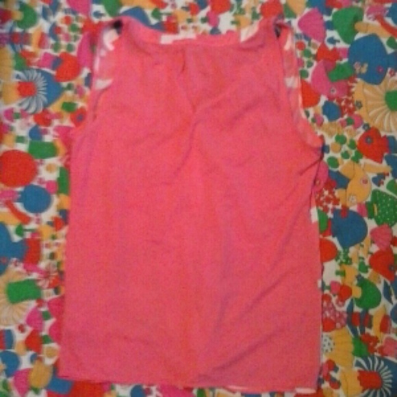 Pink and White tank top - Picture 4 of 4