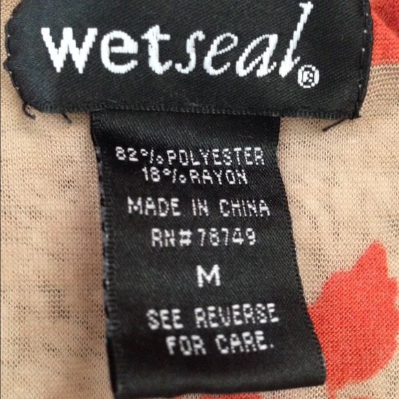 Wet Seal Top - Picture 3 of 3