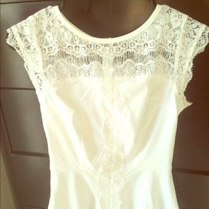 Brand new White lace top
