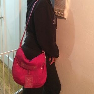 Marc Jacobs raspberry pink bag in good condition