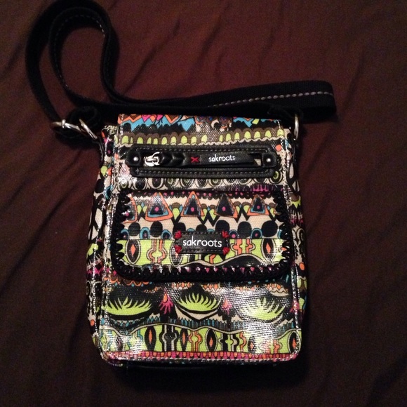 SakRoots colorful crossbody bag