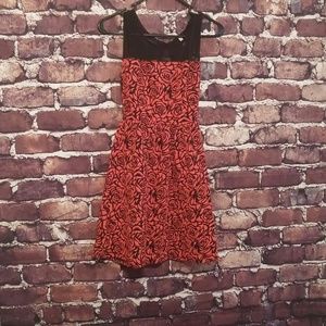 Salmon Flora Sun Dress