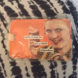 NWT Anne Taintor Luggage Tag