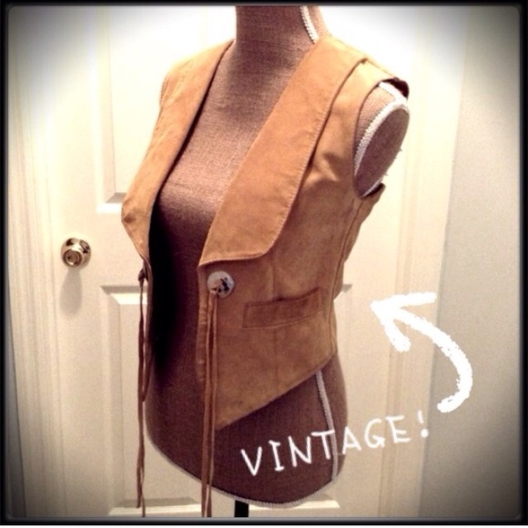Suede vest