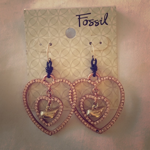 Fossil earrings ✨💫 half off