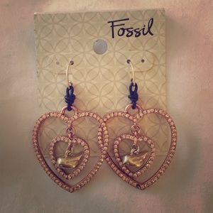 Fossil earrings ✨💫 half off
