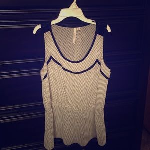 Sequin shoulder top