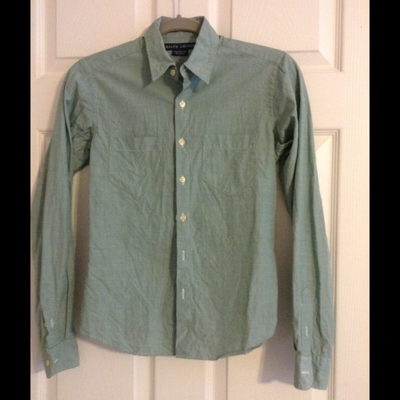 Women's Ralph Lauren Long sleeve button down shirt