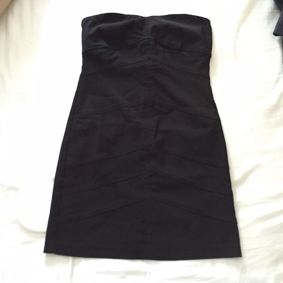 ‼️ Black tube top mini dress