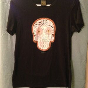 Cute sugar skull tee