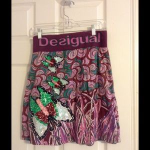 Fun spring/summer cotton print skirt