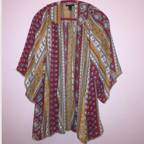 abstract kimono