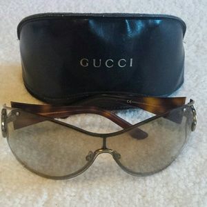 Authentic Gucci Sunglasses Brown