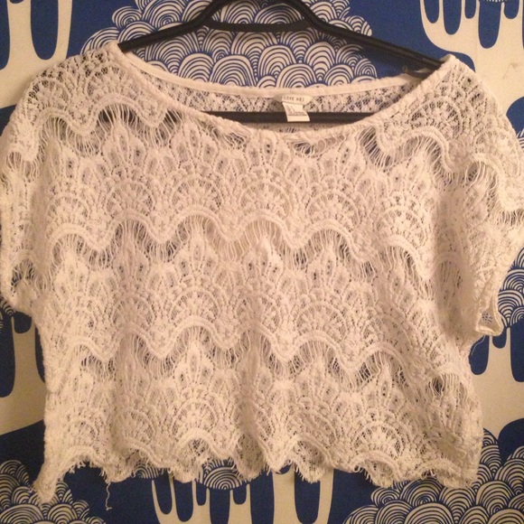 Sheer crop top!