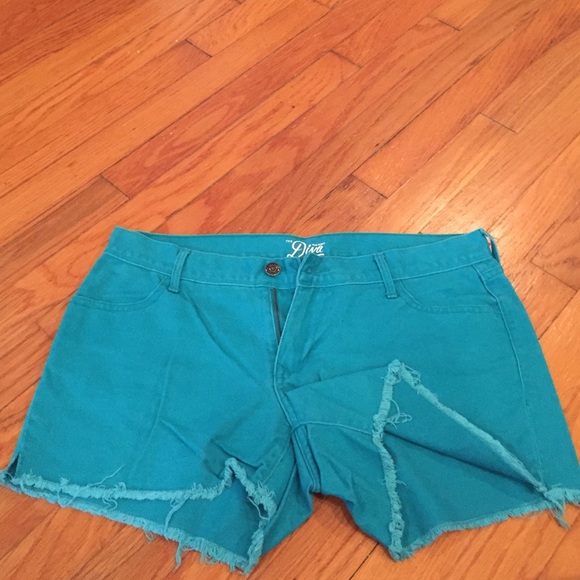 Old Navy Turquoise Jean Shorts Size 8