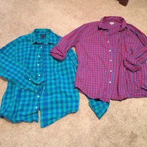 Men's button down shirts J.CREW & GAP set