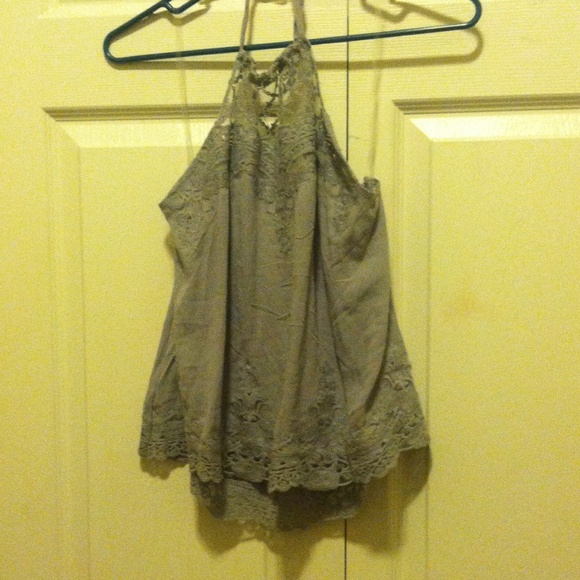 Open back/low back haltered crop top - Picture 1 of 2