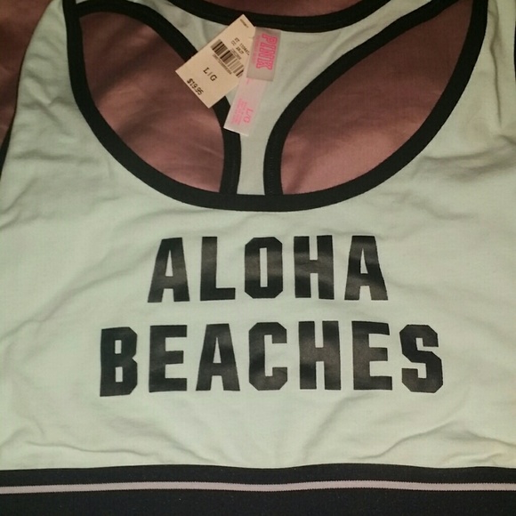 Pink Vs sport bra