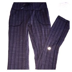Lulu lemon Skinny Will tweed high waisted pants.