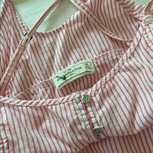 Pink/white striped top