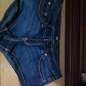 Denim shorts