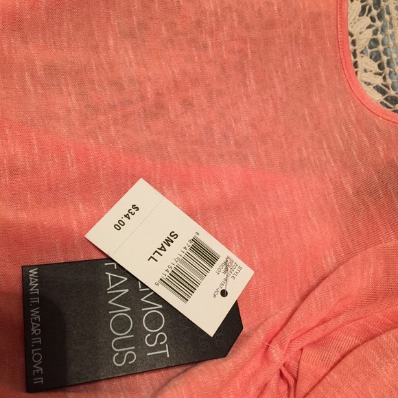 NWT Apricot colored top - Picture 3 of 3