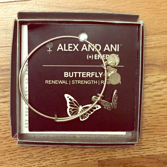 Alex and Ani Jewelry | Butterfly Bracelet | Poshmark
