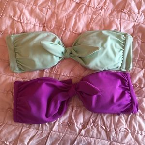 Bandeau bikini tops