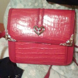 Red handbag