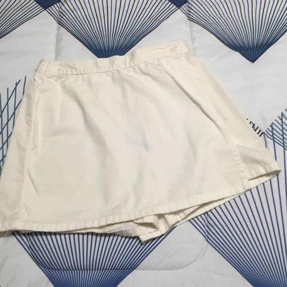 White skort.