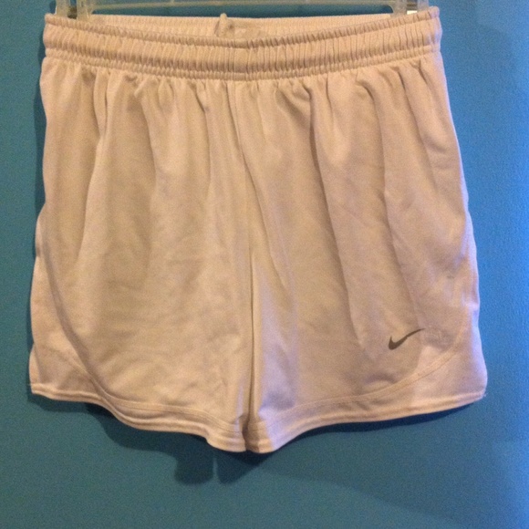White nike shorts