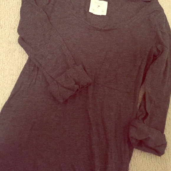 Charcoal Gray Top