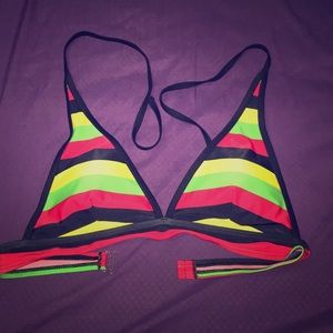 Jamaican flag colors bikini top