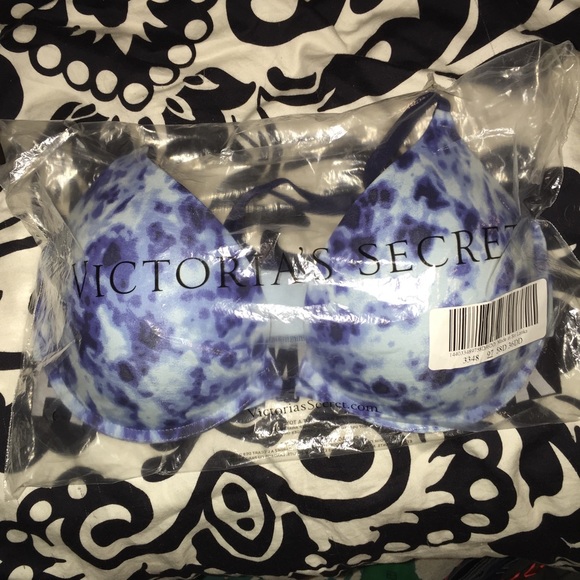 VS PINK logo racer back push up bra