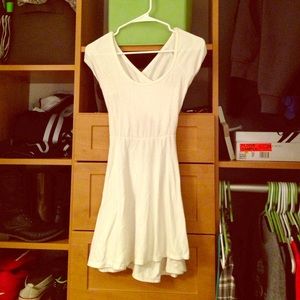 White Skater Dress