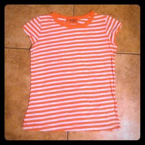 Juicy Couture orange striped shirt