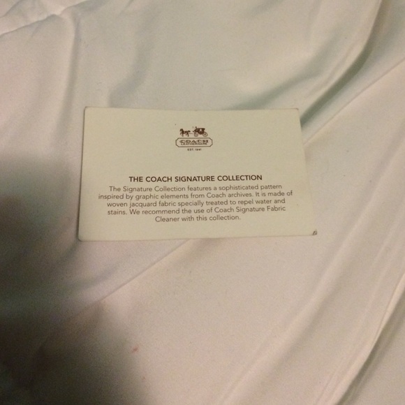 Coach mini black signature bag purse - Picture 3 of 3