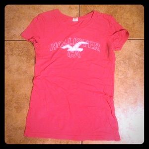 Pink Hollister tee