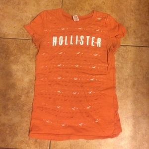 Orange Hollister top