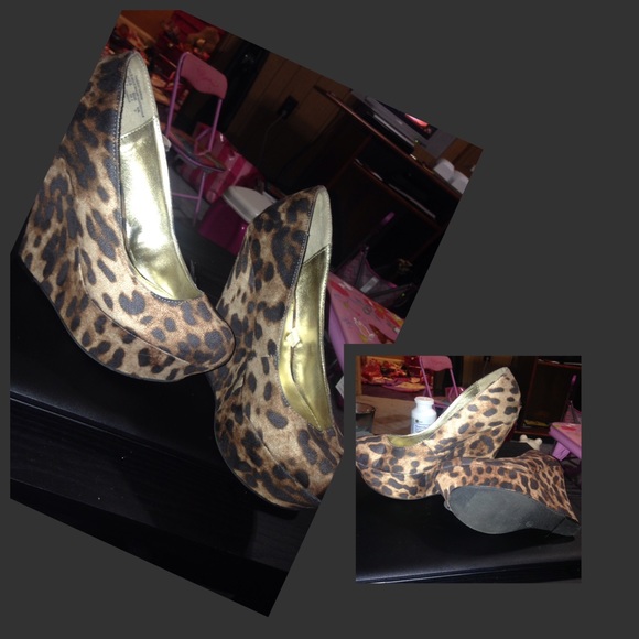 Leopard wedges - Picture 1 of 1